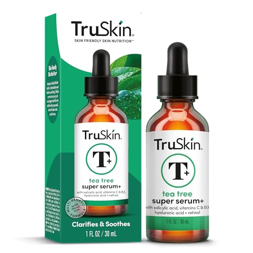 TruSkin Tea Tree Acne Serum with Salicylic Acid & Retinol, 1 fl oz