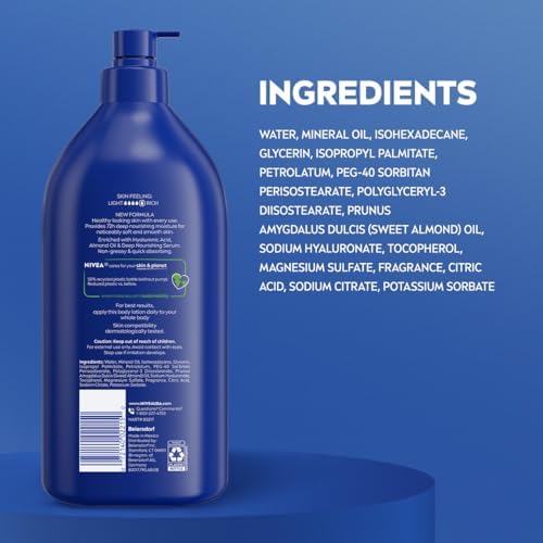 NIVEA Essentially Enriched Body Lotion Very Dry Skin, 33.8 Fl Oz Value Size