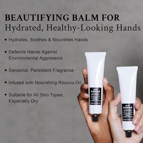 Davines OI Hand Balm Hydrating Lightweight, Fast-Absorbing Anti-Aging Cream