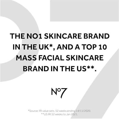 No7 Lift & Luminate Cleansing & Exfoliating Face Wash, 3.3 Fl Oz