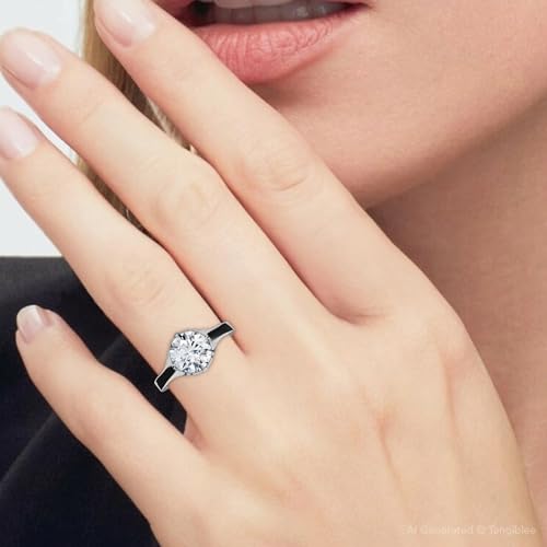P3 POMPEII3 Pompeii Men's 1 1/2Ct Round Diamond Signet Ring 14k Gold or Platinum Lab Grown - Size 7.5 (E/F,VS1-VS2)