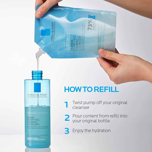 La Roche-Posay Toleriane Purifying Foaming Facial Cleanser, 13.52oz