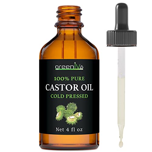 GreenIVe 100% Pure Castor Oil, 4 Fl oz