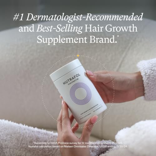 Nutrafol Postpartum Hair Growth Supplements, 1-Month Bottle
