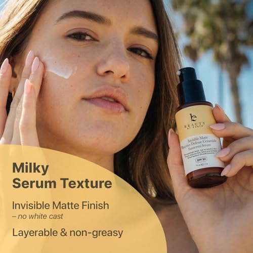 Facial Sunscreen Serum SPF 30 - Broad Spectrum Face Sunblock for Women
