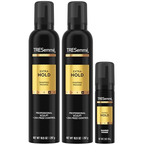 TRESemmé Extra Hold Shaping Mousse 2-Pack + Travel Size