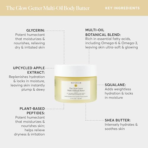 Naturium The Glow Getter Multi-Oil Body Butter, 7.7 fl oz