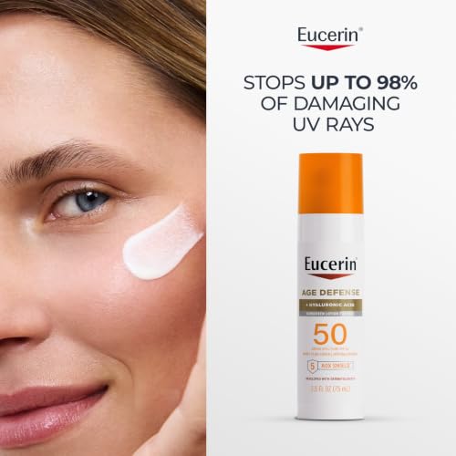 Eucerin Sun Age Defense Face Sunscreen Lotion SPF 50, 2.5 FL OZ