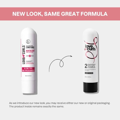 Love Ur Curls Curly Hair Conditioner - Hydrating for Dry, Silicone Free