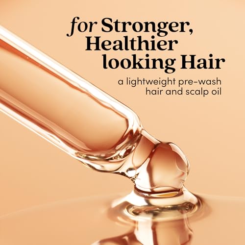Fable and Mane Hair Oil - HoliRoots Strengthening Serum for Damaged, Frizzy Hair with Amla, Castor Oil for Hair Health - 3.4FL oz