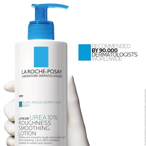 La Roche-Posay Lipikar Urea 10% Body Lotion for Dry Skin, 13.52oz