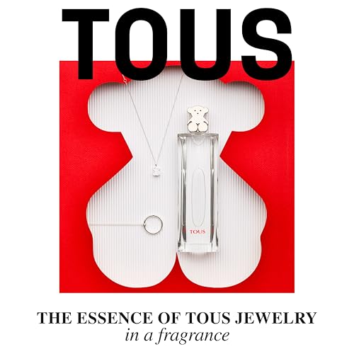 TOUS Silver Eau de Toilette for Women, Elegant Floral Fragrance, 3 Fl Oz