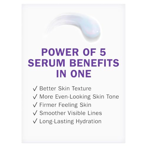 Olay Super Serum - Glow Serum for Face - Activated Niacinamide, Vitamin C & E, Collagen Peptide, AHA - 5-in-1 Benefits - Brightens, Hydrates, Smooths, Firms, Evens Tone, Proactive Anti-Aging, 1.0 Oz