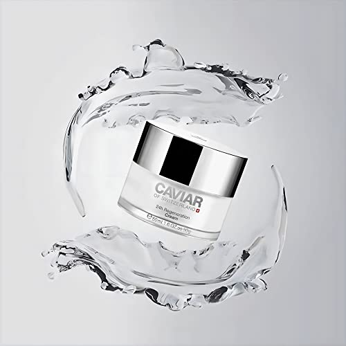 Caviar Face Moisturizer Regenerate Cream - Anti Aging Cream for Aging Spots, Facial Treatment with Hyaluronic Acid & Resveratrol, Facial Moisturizer for Any Type of Skin | (1.6 Oz)