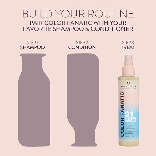 Pureology Color Fanatic Leave-In Conditioner & Detangling Spray, 6.7 fl oz