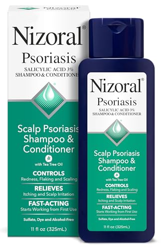 Nizoral Psoriasis Shampoo & Conditioner, 11 Oz, Gentle Scalp Treatment