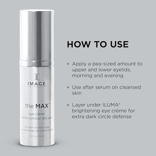 IMAGE Skincare the MAX Eye Crème, Under Eye Cream, 0.5 oz