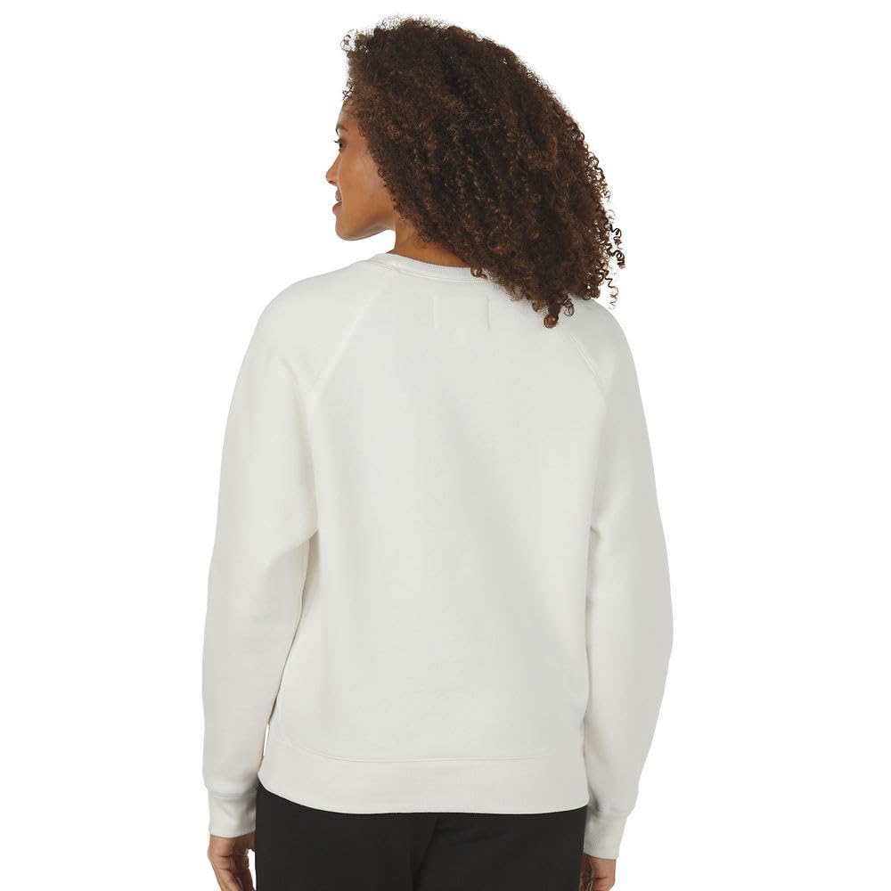 UGG Women's Madeline Fuzzy Logo Crewneck Sweater, Nimbus Sand, S