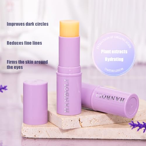 Bekoeen 3Pcs Hydrating Under Eye Balm Stick, Multi Balm Stick, Eye Cream for Dark Circles and Puffiness, Moisturizing Korean Skin Care Reduce Wrinkle Vegan & Cruelty-Free