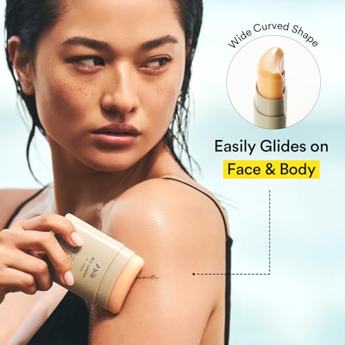 Abib Airy Sunstick Protection Bar DUO SPF50+ Broad Spectrum, Semi-Matte Sunscreen Stick for Oily & Combination Skin, No White Cast, Water-Resistant, Korean Sunscreen, 0.81 oz / 23 g, 2 Count