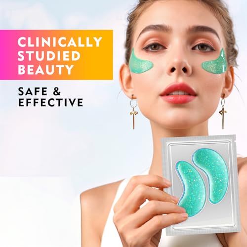DR. YIMAN Hydrogel Eye Patches - 6 Pairs Under Eye Masks for a Refreshed Look, with Hyaluronic Acid & Collagen, Eye Masks for Smoother-Looking Skin, Skincare Gift for Women & Teens
