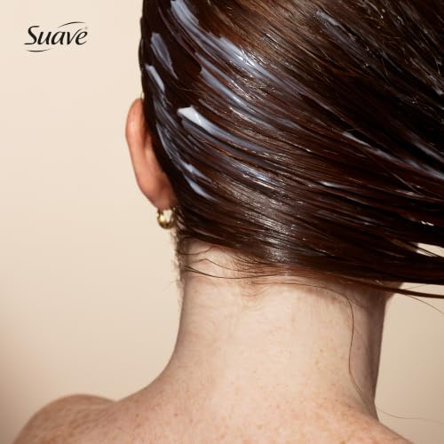 Suave Keratin Infusion Color Care Conditioner for Color-Treated Hair, Anti Fade + 48HR Frizz Control, Smooths & Boosts Shine, 28 FL OZ Pump, 4 Count