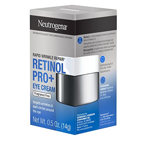 Neutrogena Rapid Wrinkle Repair Retinol Pro+ Anti-Wrinkle Eye Cream, 0.5 oz