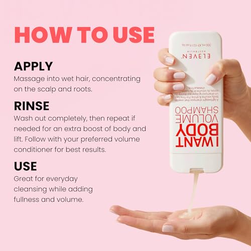 ELEVEN AUSTRALIA I Want Body Volume Shampoo, Sulfate Free - 10.1 Fl Oz