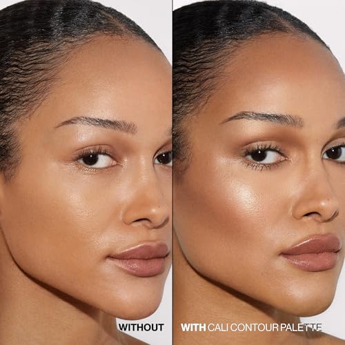 Smashbox The Cali Contour Palette | Six-Shade Contour Kit with Highlighter, Bronzer and Blush Powder for Face Contouring Makeup and Glow | Matte and Pearlescent Finishes, Light to Medium, 0.69 Ounce