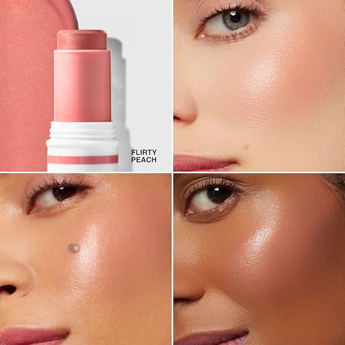 Bobbi Brown Skin Enhancer Cheek Sticks | Glowy Blush, Bronzer & Highlighter Multi-Stick for 24-Hour Moisture & 8-Hour Wear, 0.28 Ounce, Flirty Peach