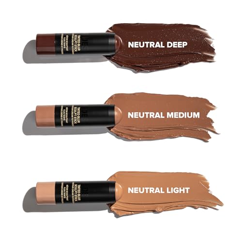 Nudestix Tinted Blur Sculpt Stick – Cream-to-Powder Matte Contour Stick for Natural Face Sculpting & Definition | Lightweight, Blendable, Vegan & Clean Beauty Makeup - Neutral Medium