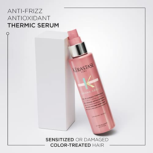 Kerastase Chroma Absolu Hair Serum For Color-Treated Hair - Moisturizes With Anti-Frizz and Heat Protection, 5.1 Fl Oz
