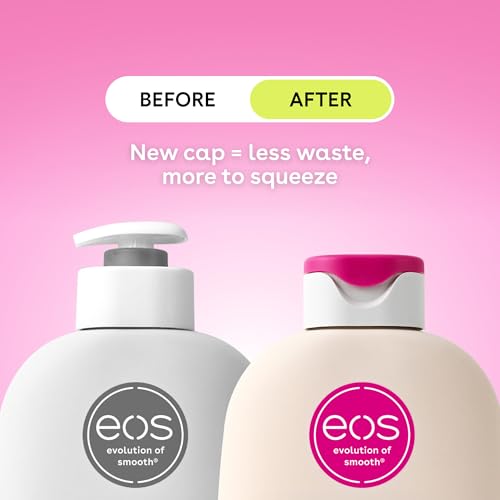 eos Shea Better Body Lotion Strawberry Dream, 24-Hour Moisture Skin Care, Lightweight & Non-Greasy, Natural Shea, Vegan, Strawberry Body Lotion, 16 fl oz