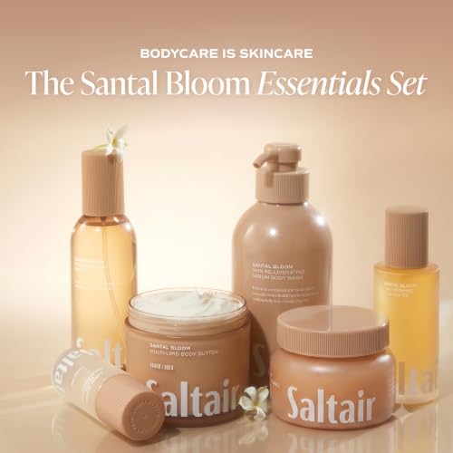 Saltair Vitamin C Oil-Infused Body Scrub | Santal Bloom, 18.5 oz