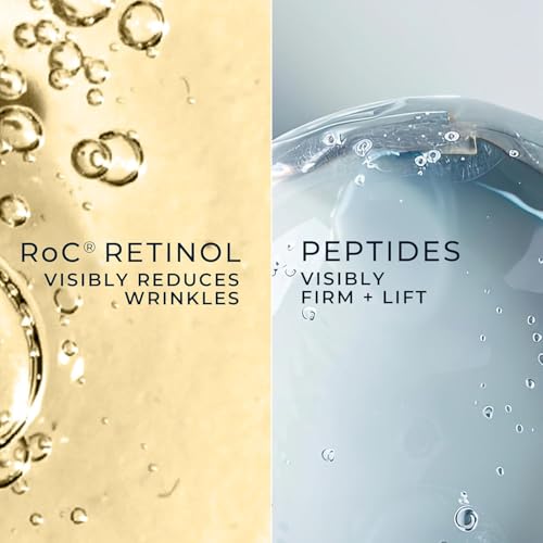 RoC Derm Correxion Dual Eye Cream, Retinol + Peptides for Puffy Eyes 0.68oz