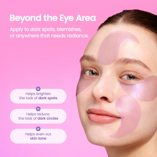 BIODANCE Caviar PDRN Eye Patches, Nourishing Under Eye Patches for Dark Circles, Depuffing Eye Mask for Puffy & Tired Eyes, Travel Essentials & Self Care Gifts for Women, Korean Skin Care (60 Count)