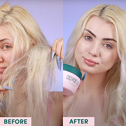 Coco & Eve Like a Virgin Hair Masque - Coconut & Fig Hair Mask for Dry Damaged hair with Shea Butter & Argan Oil for Hair Repair & Hydration | Deep Conditioning Mask Hair Treatment (212 ml)