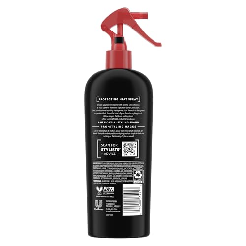 TRESemmé Styling Spray Protecting Heat for Taming Frizz & Reducing Breakage, with Protection up to 450°, 11.5 Fl Oz