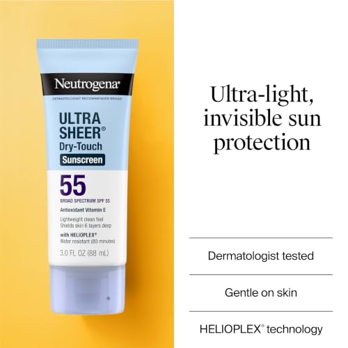 Neutrogena Ultra Sheer Dry-Touch Sunscreen Lotion SPF 55, 3 fl oz