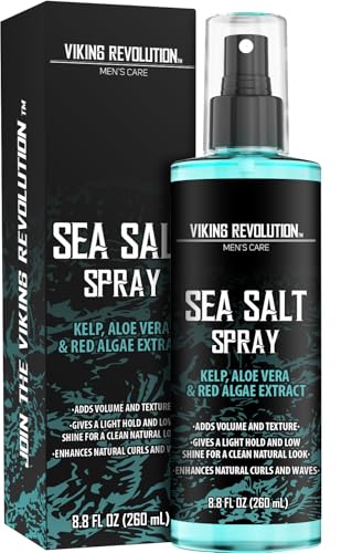 Viking Revolution Sea Salt Spray for Men - Hair Texturizing Spray 8.8 oz