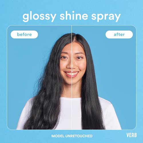 VERB Glossy Shine Spray, 6.5 fl oz | Glass Finish Heat Protectant