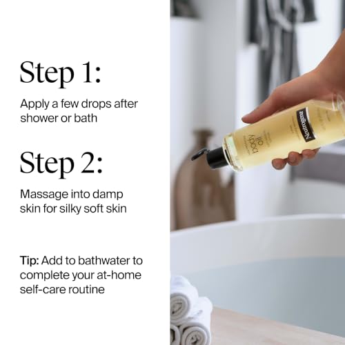 Neutrogena Body Oil Light Sesame Formula, Fragrance-Free, 8.5 fl. oz