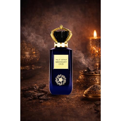 Ard Al Zaafaran Midnight Oud Eau De Parfum Spray for Unisex, 3.4 Ounce