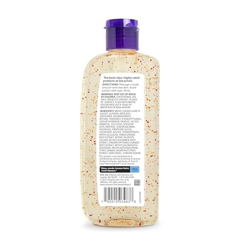 Amazon Basics Morning Fresh Facial Cleanser with Ginseng and Vitamin C, 8 fl oz