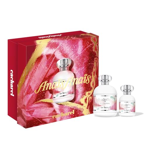Cacharel Anais Anais, Eau de Toilette for Women, Floral, Green With Notes of White Lily & Musk, Classic Romantic Scent with Hyacinth, Jasmine and Cedarwood, Long Lasting Fragrance Spray, 1.0 Fl. Oz.