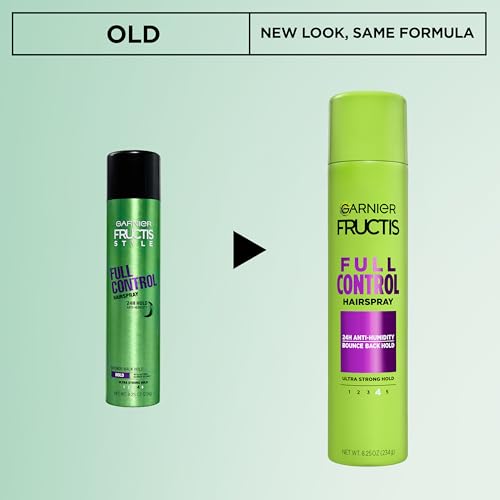 Garnier Fructis Style Full Control Anti-Humidity Hairspray, Ultra Strong Hold, 8.25 oz.