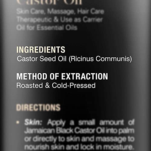 Majestic Pure Jamaican Black Castor Oil, 100% Natural Oil - 16 Fl Oz