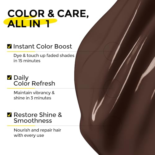 COLORLOMO Semi Permanent Hair Color Depositing Conditioner, Mocha
