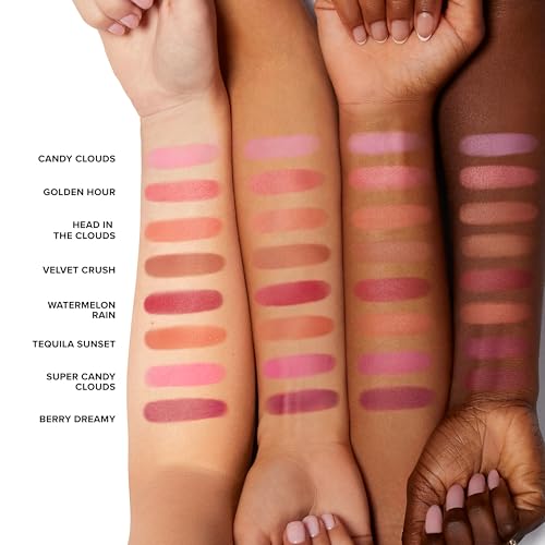 Too Faced Cloud Crush Blurring Blush | Velvety Powder Blush for Cheeks with High-Pigment Formula | 93% Naturally Derived Ingredients, Vegan & Cruelty-Free, Golden Hour, 0.17 Ounce