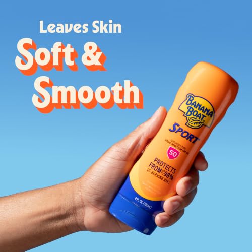 Banana Boat Sport SPF 50 Sunscreen Lotion, 8 Fl Oz
